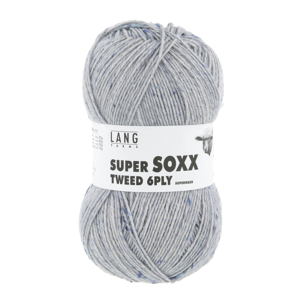 LANG YARNS Super Soxx Tweed 6-Fach
