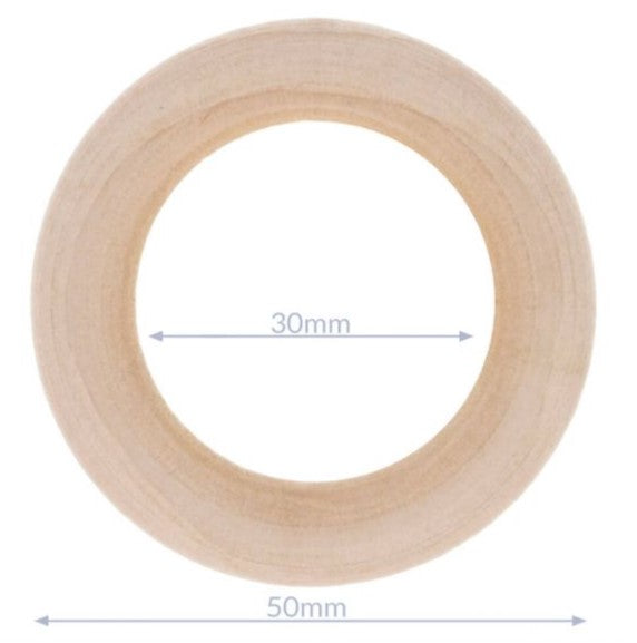 Holz Ringe / Perlen / Hocker