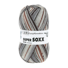 LANG YARNS Super Soxx Silk Color 4-Fach
