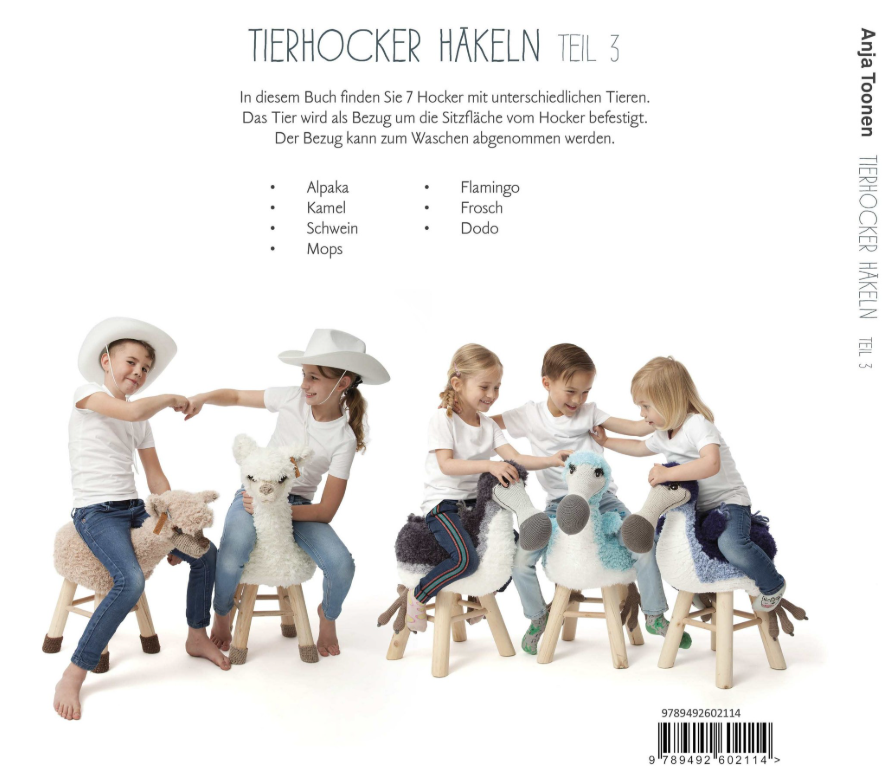 Anja Toonen Tierhocker häkeln Teil 3