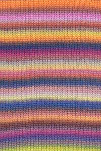 Lang Cloud 1077.0031 ORANGE/MARINE/GELB/PFLAUME 100 gr
