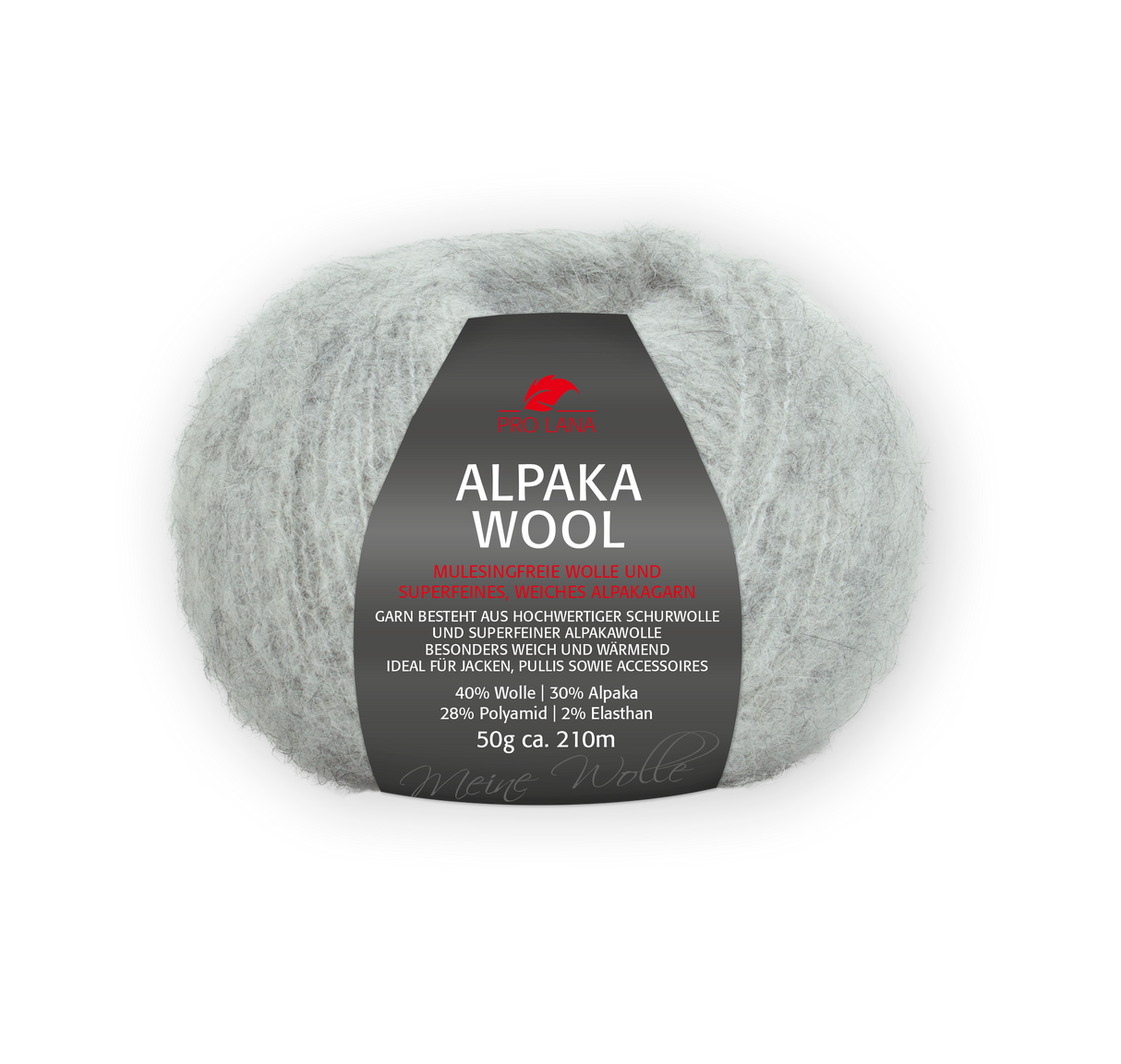 Pro Lana Alpaka Wool 278568.0091 HELLGRAU MELIERT 50 gr