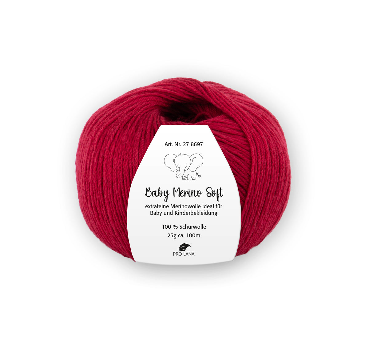 Pro Lana Baby Merino Soft 278697.0031 WEINROT 25 gr