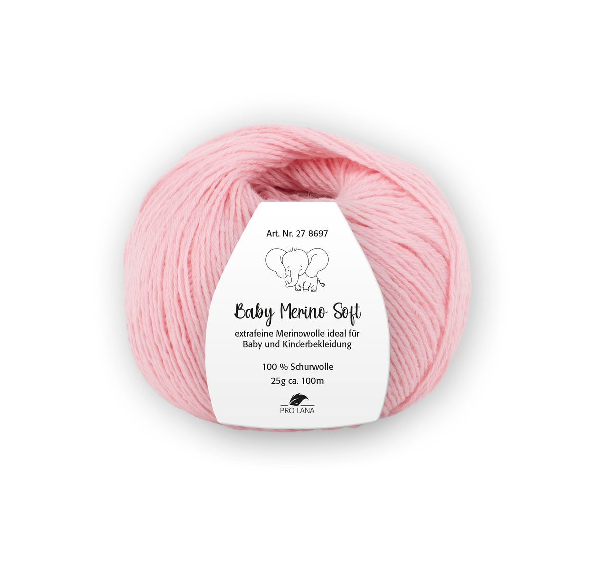 Pro Lana Baby Merino Soft 278697.0033 ROSA 25 gr