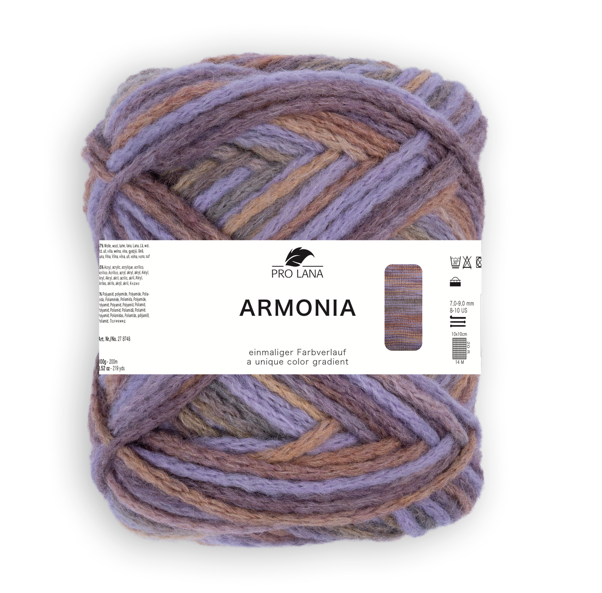 Pro Lana Armonia 278748.0083 LILA/BRAUN/BEIGE 100 gr