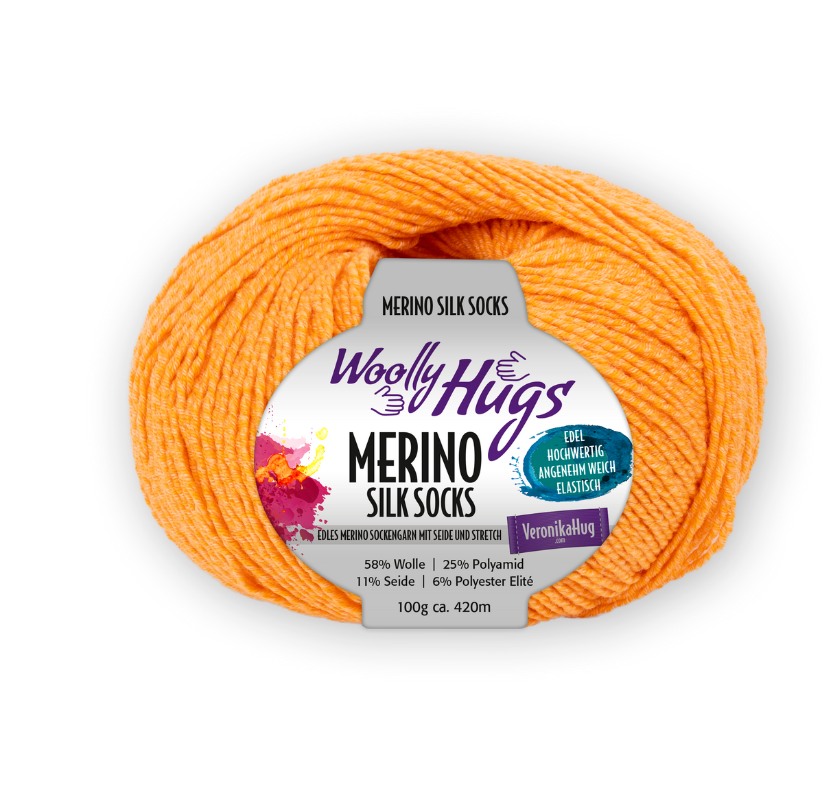 Woolly Hugs Merino Silk Socks 0228