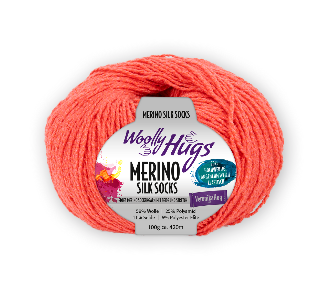 Woolly Hugs Merino Silk Socks 0229