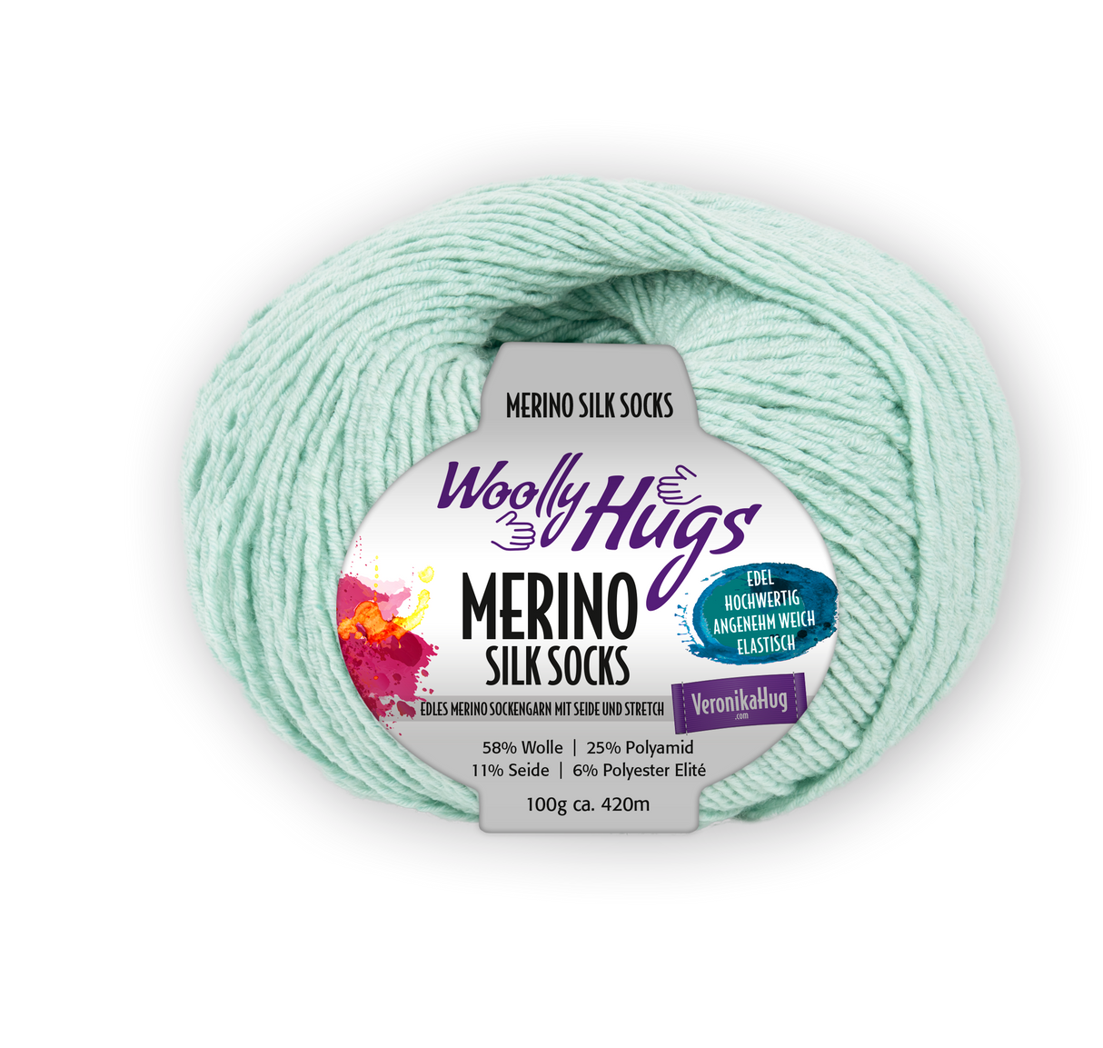 Woolly Hugs Merino Silk Socks 0261