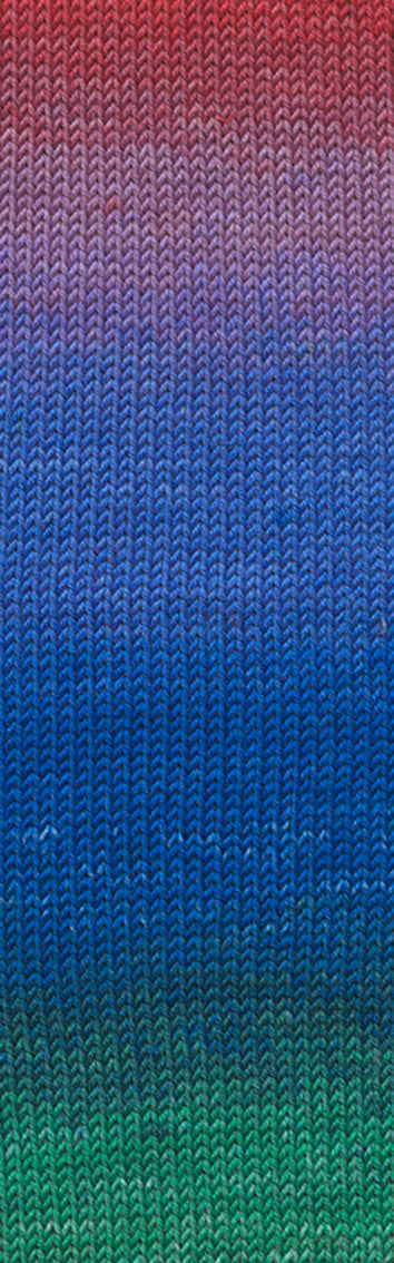 Lang Merino 150 Dègradè 40.0004 BLAU/PINK/GRUEN 50 gr.