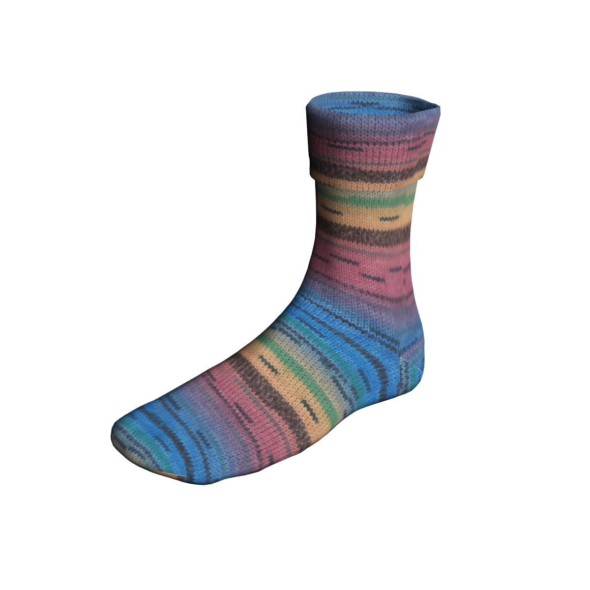 Lang Super Soxx Color 4-Fach 901.0498