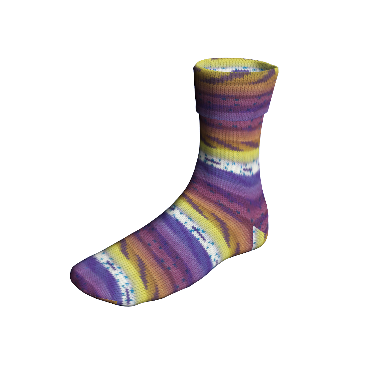 Lang Super Soxx Color 4-Fach 901.0543