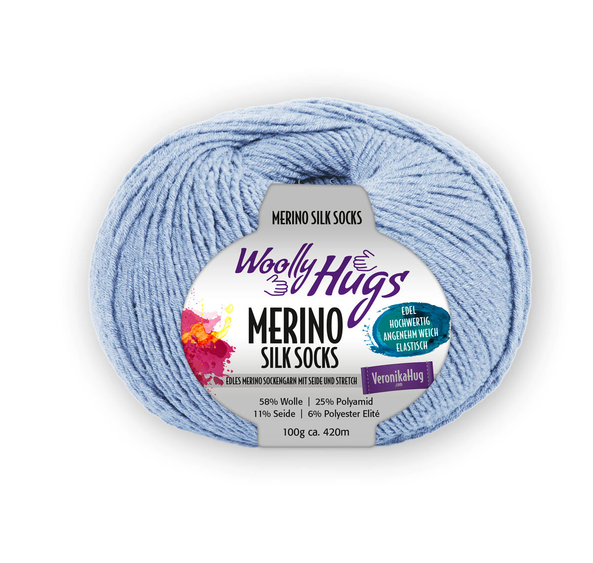 Woolly Hugs Merino Silk Socks 0257