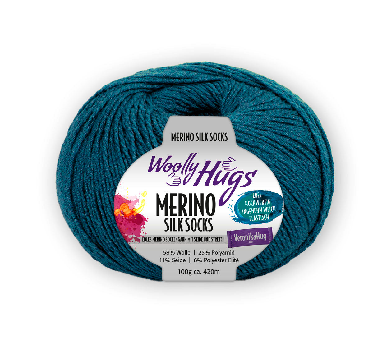 Woolly Hugs Merino Silk Socks 0266