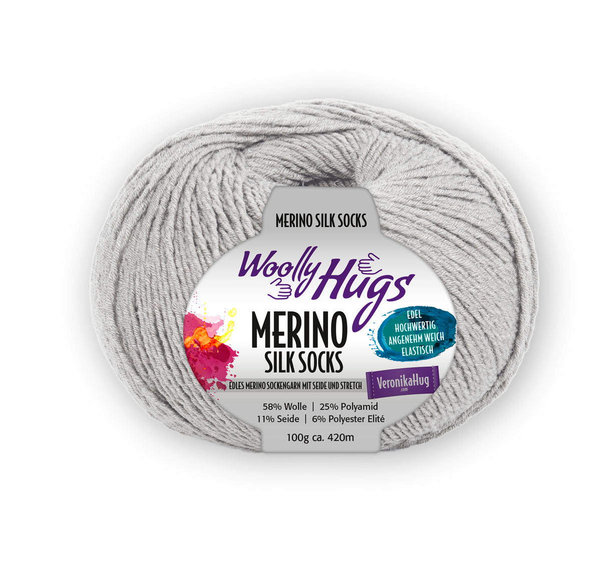 Woolly Hugs Merino Silk Socks 0291