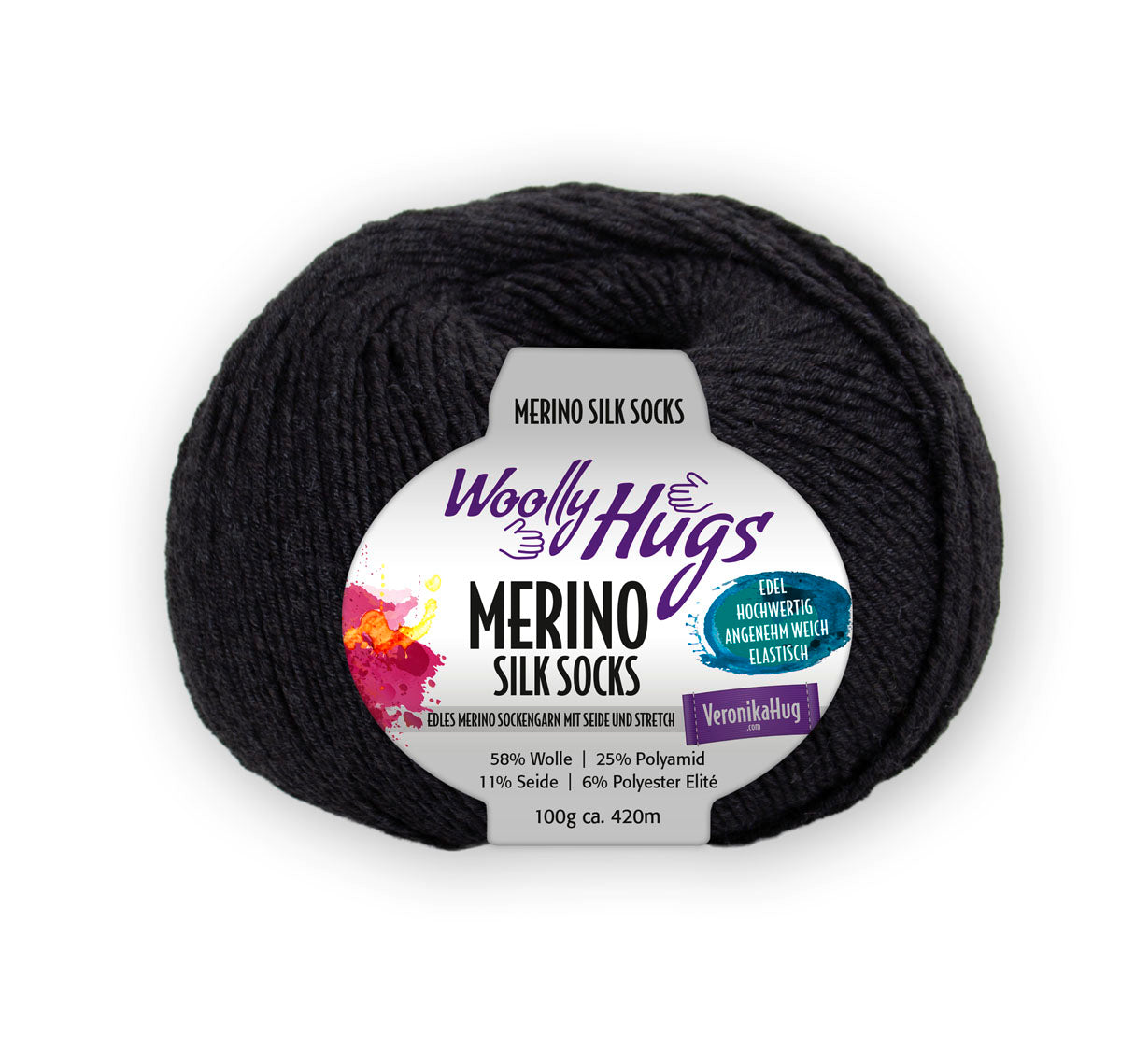 Woolly Hugs Merino Silk Socks 0298