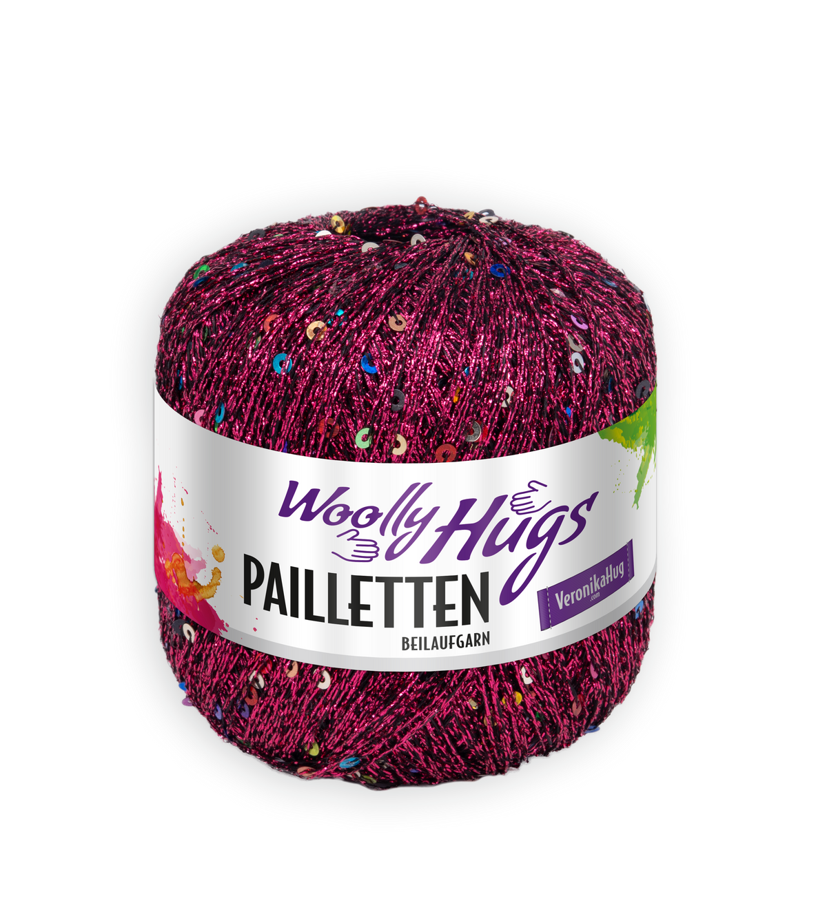 Woolly Hugs Pailletten 278766.309 PINK / BUNTE PAILLETTEN