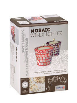 Creativ- Set Perlmut-Windlichter