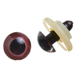 Glorex Kunststoffaugen braun