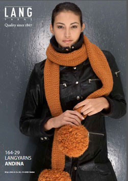 Schal mit Riesenpompons / Klicken Sie HIER zum PDF