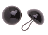 Glorex Glas-Augen mit Oese schwarz