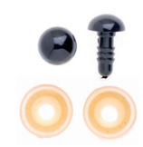 Glorex Kunststoffaugen schwarz