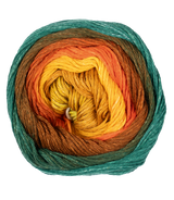 Pro Lana 1-2-3 Ideen 278441.0032 ORANGE/GRUEN 100 gr