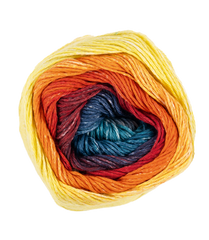 Pro Lana 1-2-3 Ideen 278441.0037 PETROL/ORANGE/GELB 100 gr