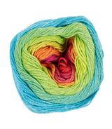 Pro Lana 1-2-3 Ideen 278441.0038 TUERKIS/GRUEN/PINK 100 gr