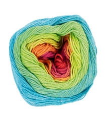 Pro Lana 1-2-3 Ideen 278441.0038 TUERKIS/GRUEN/PINK 100 gr