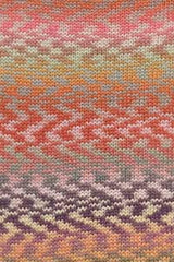 Lang Cloud FUNKY  1077.0024 ZIEGEL/AUBERGINE/EFEU/ROSA 100 gr