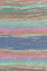 Lang Yarns Eternity 1174.0002 GRUEN/PERIWINKEL/ROSA/HASELNUSS 100 gr