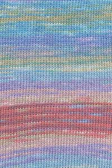 Lang Yarns Eternity 1174.0004 PERIWINKEL/BLAU/BEERE/OLIVE 100 gr