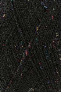 Lang Yarns Super Soxx Tweed 4-fach 1201.0004 SCHWARZ