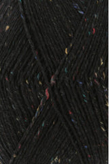 Lang Yarns Super Soxx Tweed 4-fach 1201.0004 SCHWARZ