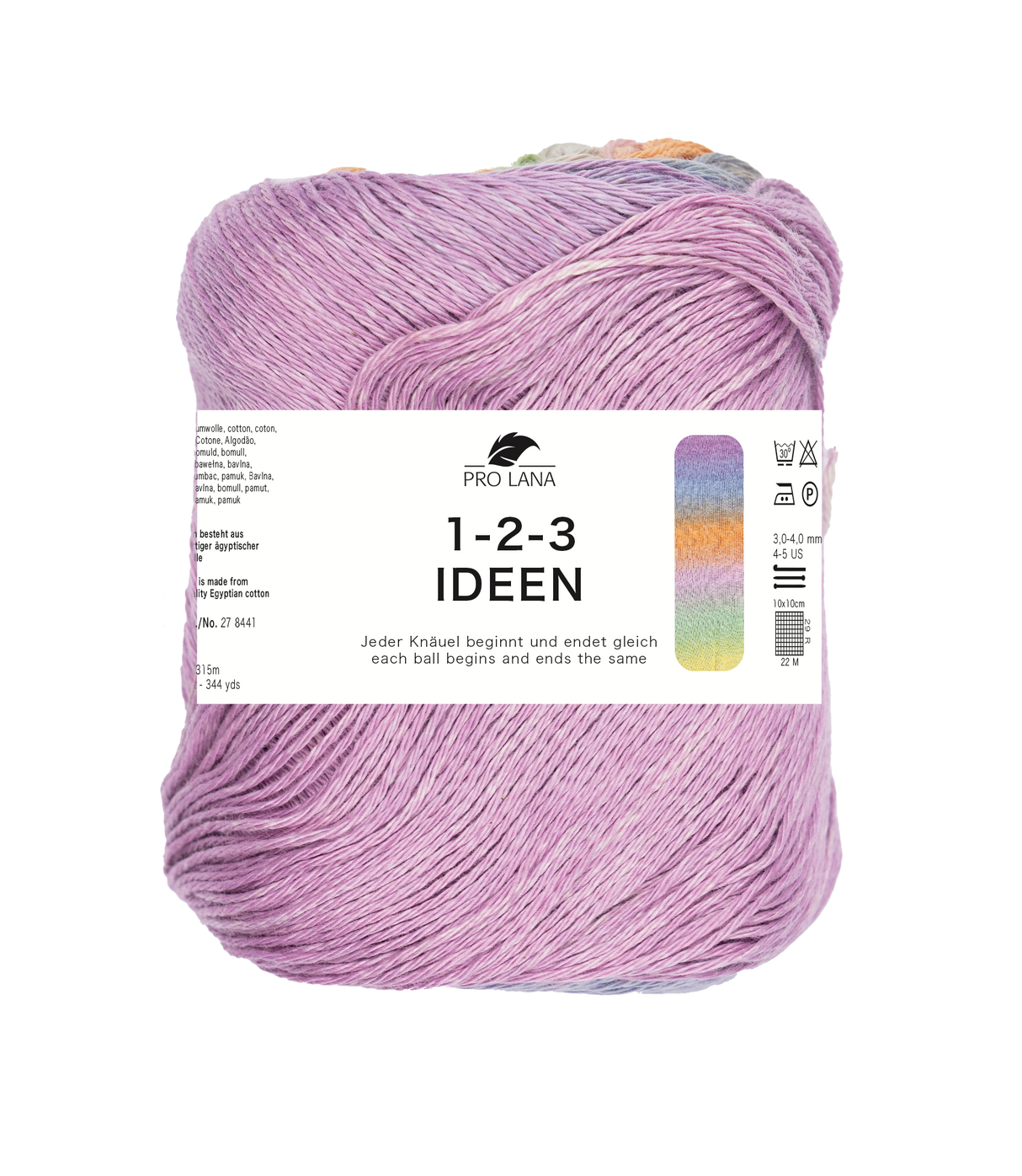 Pro Lana 1-2-3 Ideen 278441.0034 HELL PASTEL 100 gr