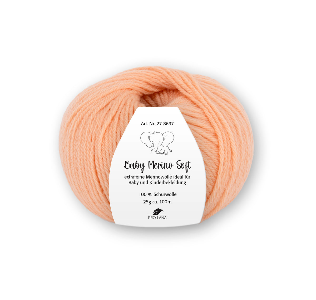 Pro Lana Baby Merino Soft 278697.0025 APRIKOSE 25 gr