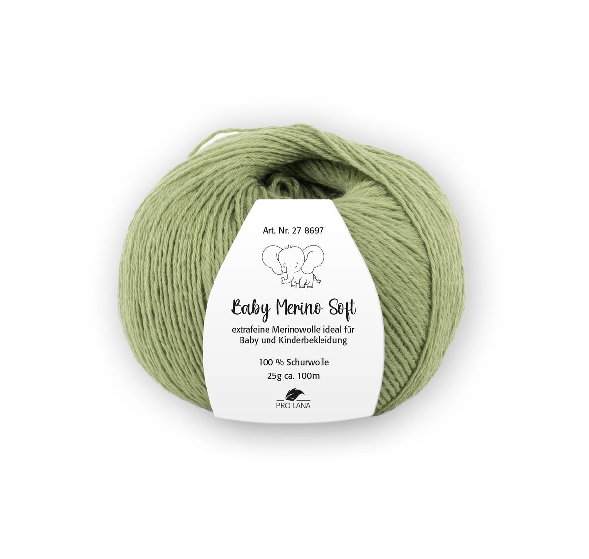 Pro Lana Baby Merino Soft 278697.0067 GRUEN 25 gr