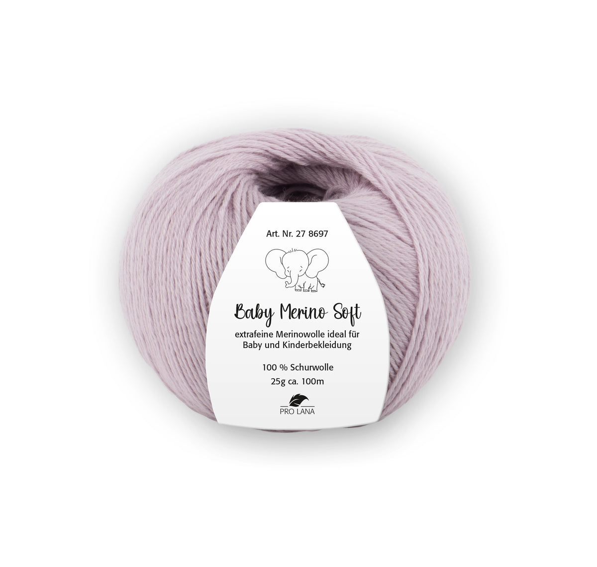 Pro Lana Baby Merino Soft 278697.0091 NEBEL 25 gr