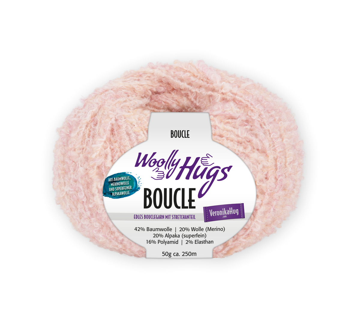 Woolly Hugs Boucle 278757.0025 PUDER 50 g