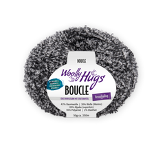 Woolly Hugs Boucle 278757.0098 SCHWARZ/GRAU 50 g