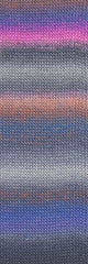 Lang Mille Colori Socks&Lace Luxe 859.0218 VIOLETT/GRAU/ZYKLAME 100 gr