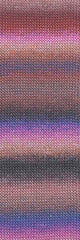 Lang Mille Colori Socks&Lace Luxe 859.0219 BRAUN/ROT/VIOLETT 100 gr