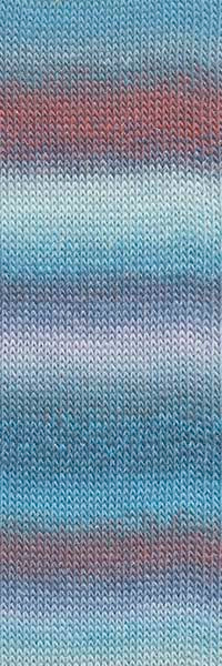 Lang Mille Colori Socks&Lace Luxe 859.0221 PETROL/HELLTUERKIS/SMARAGD 100 gr