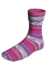 Lang Super Soxx Color 4-Fach  901.0546 FUCHSIA/LILA 100 gr