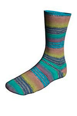 Lang Twinn Soxx 4-Fach 909.0583 BLAU/TUERKIS/HELLGRUEN 100 gr.