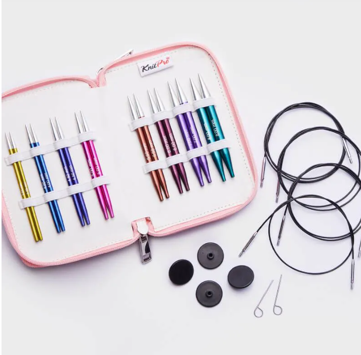 KnitPro Zing Set Deluxe Nadelpsitzen 10 cm 3,5-8,0 47425