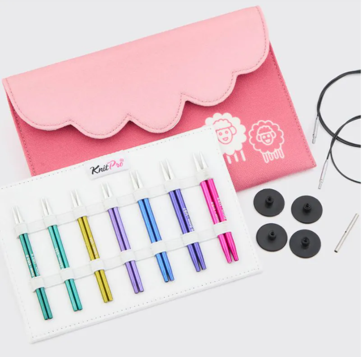 KnitPro Zing Set Midi Nadelpsitzen 10 cm 3,0-5,0 47437