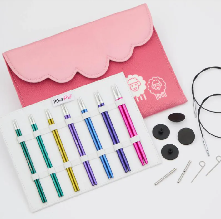 KnitPro Zing Set Midi Nadelpsitzen 13 cm 3,0-5,0 47434