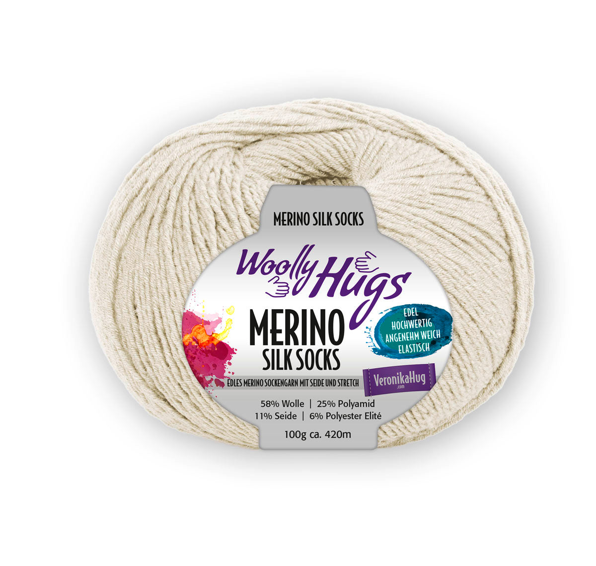 Woolly Hugs Merino Silk Socks 0205