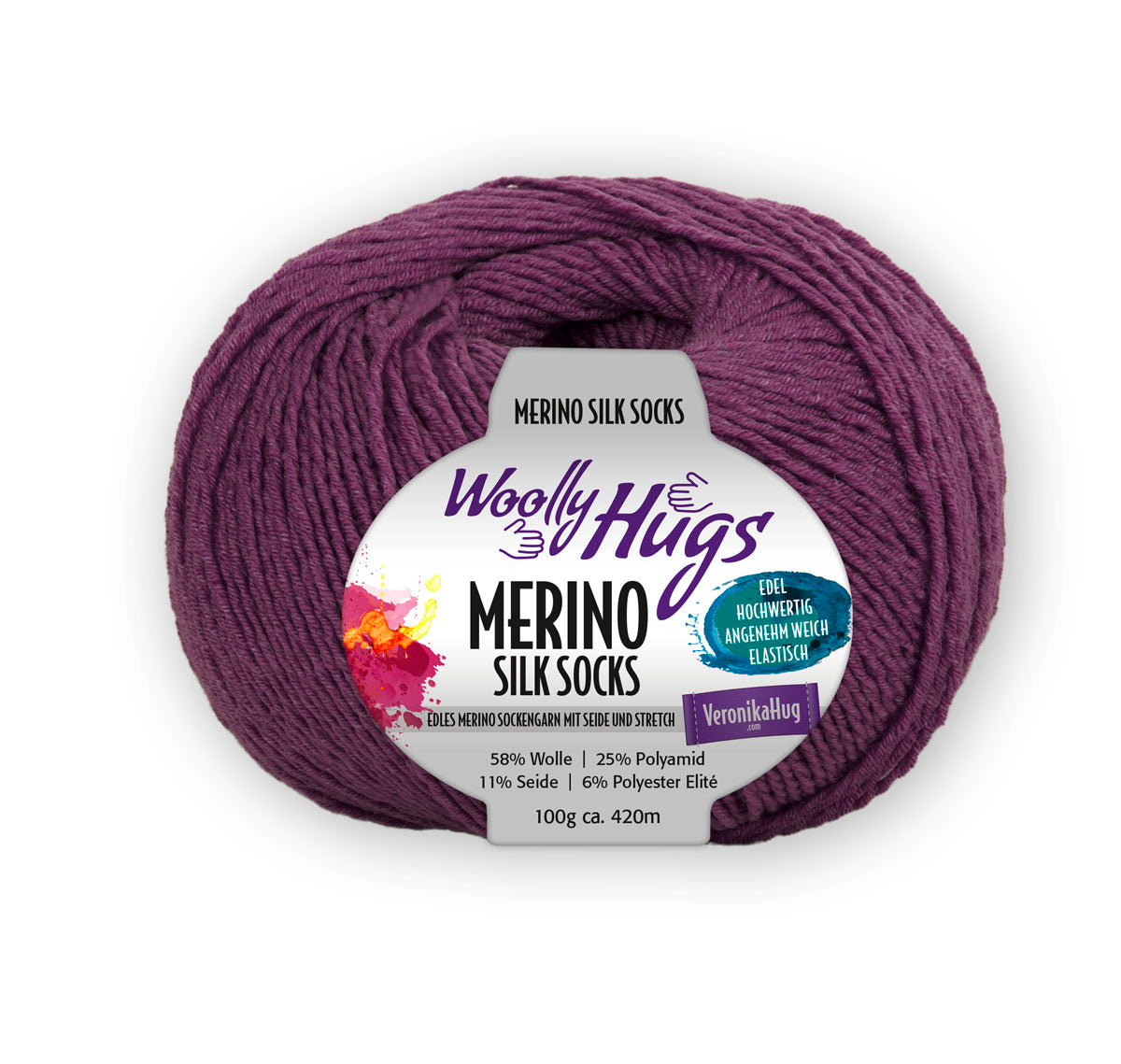Woolly Hugs Merino Silk Socks 0247